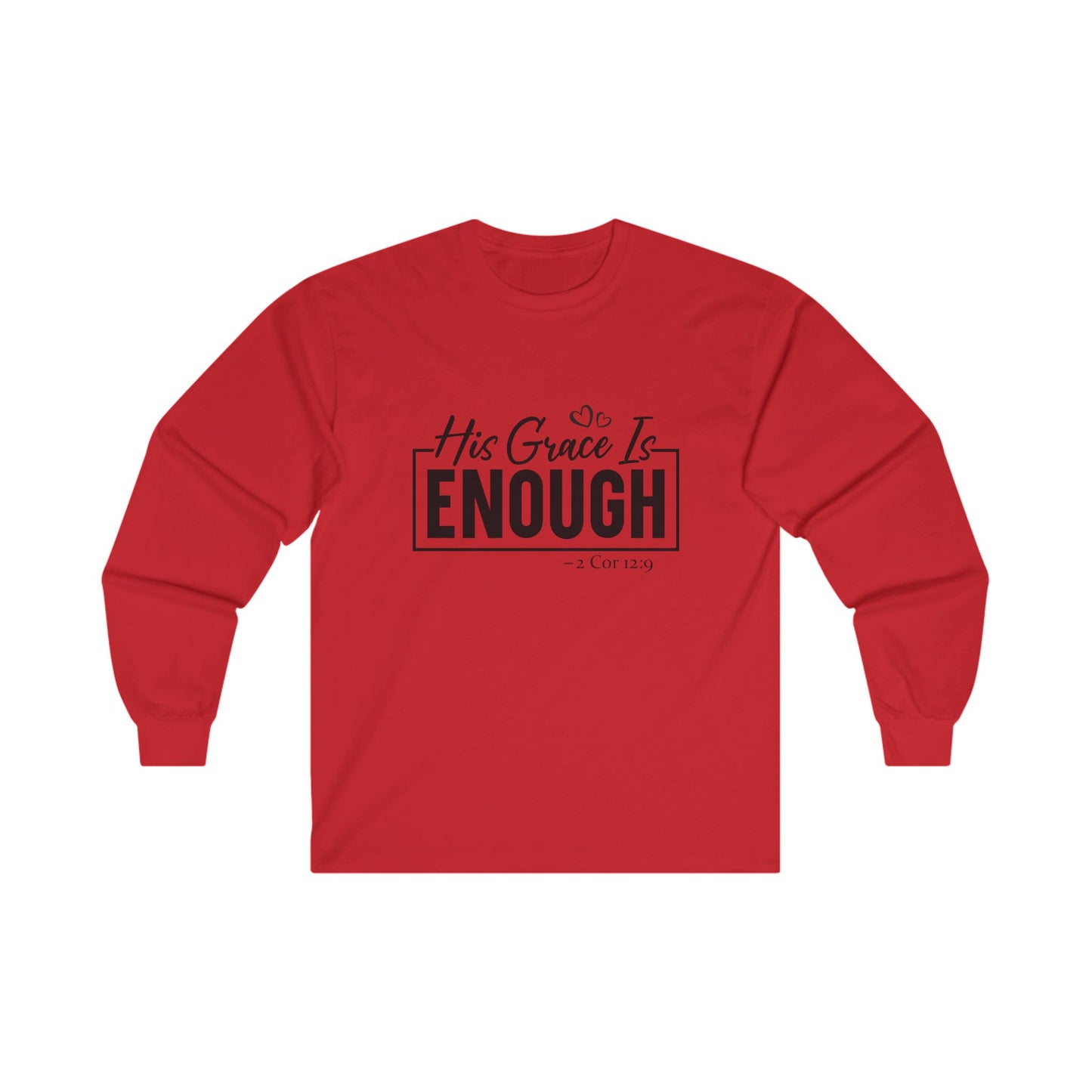     Jireh Way Jireh Way | Christian Apparel | His Grace Is Enough Long Sleeve Tee
