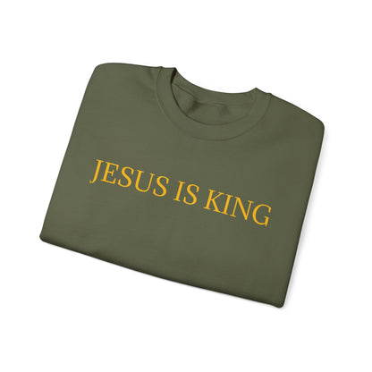     Jireh Way Jireh Way | Christian Apparel | Jesus Is King Crewneck Sweatshirt