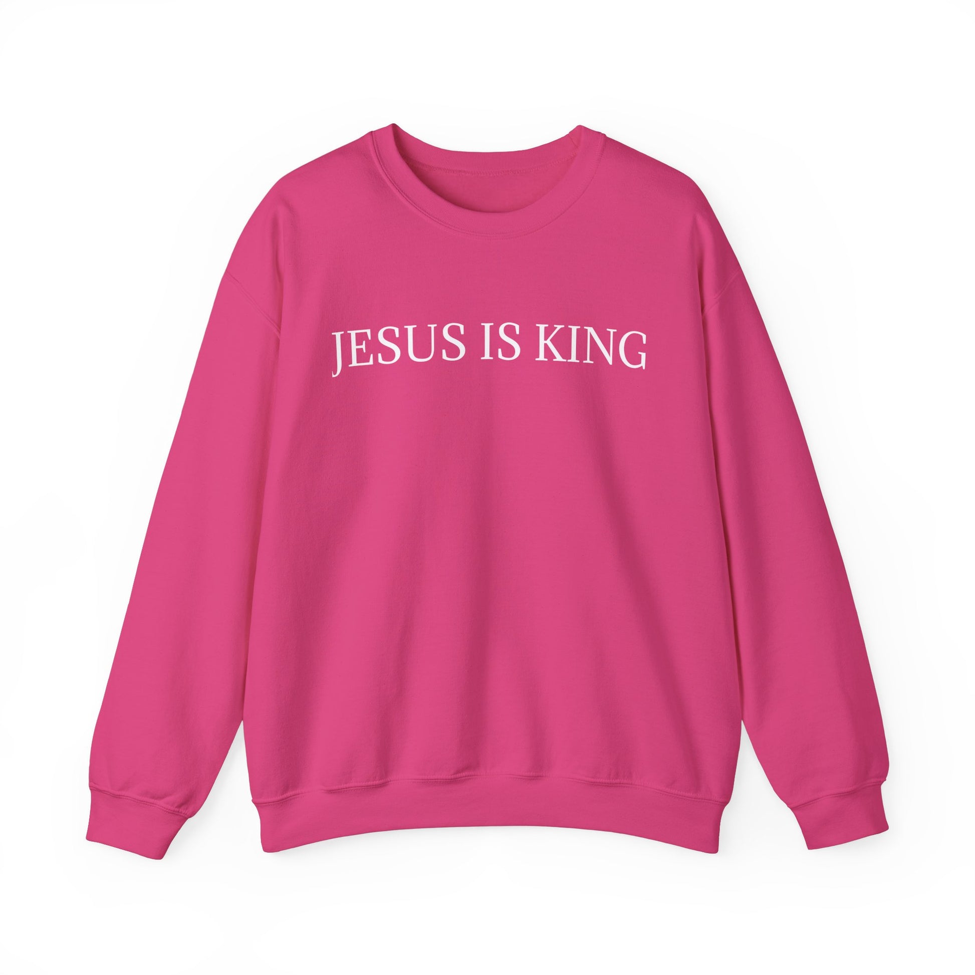     Jireh Way Jireh Way | Christian Apparel | Jesus Is King Crewneck Sweatshirt