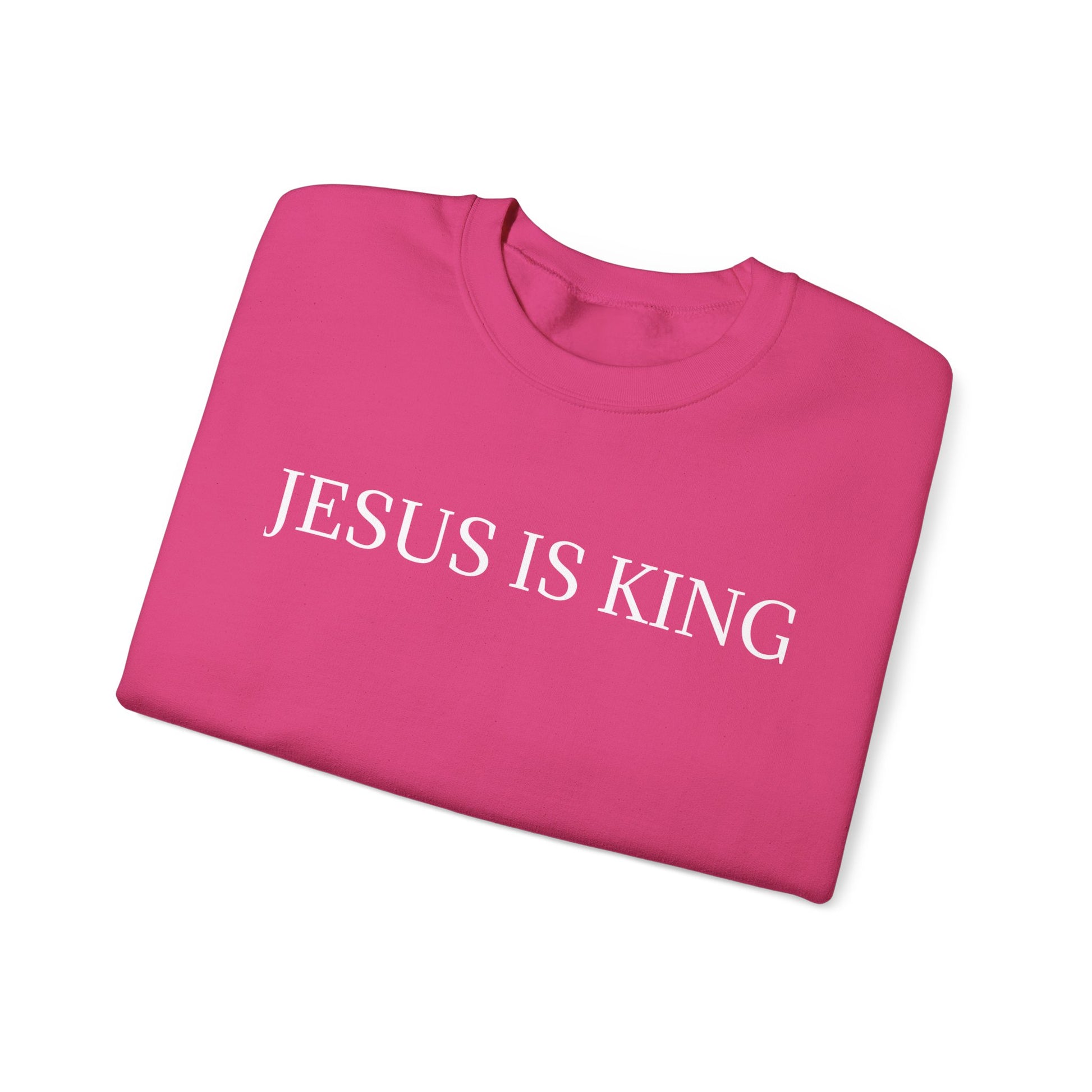     Jireh Way Jireh Way | Christian Apparel | Jesus Is King Crewneck Sweatshirt