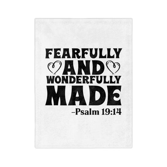     Jireh Way Psalm 19:14 Velveteen Microfiber Blanket