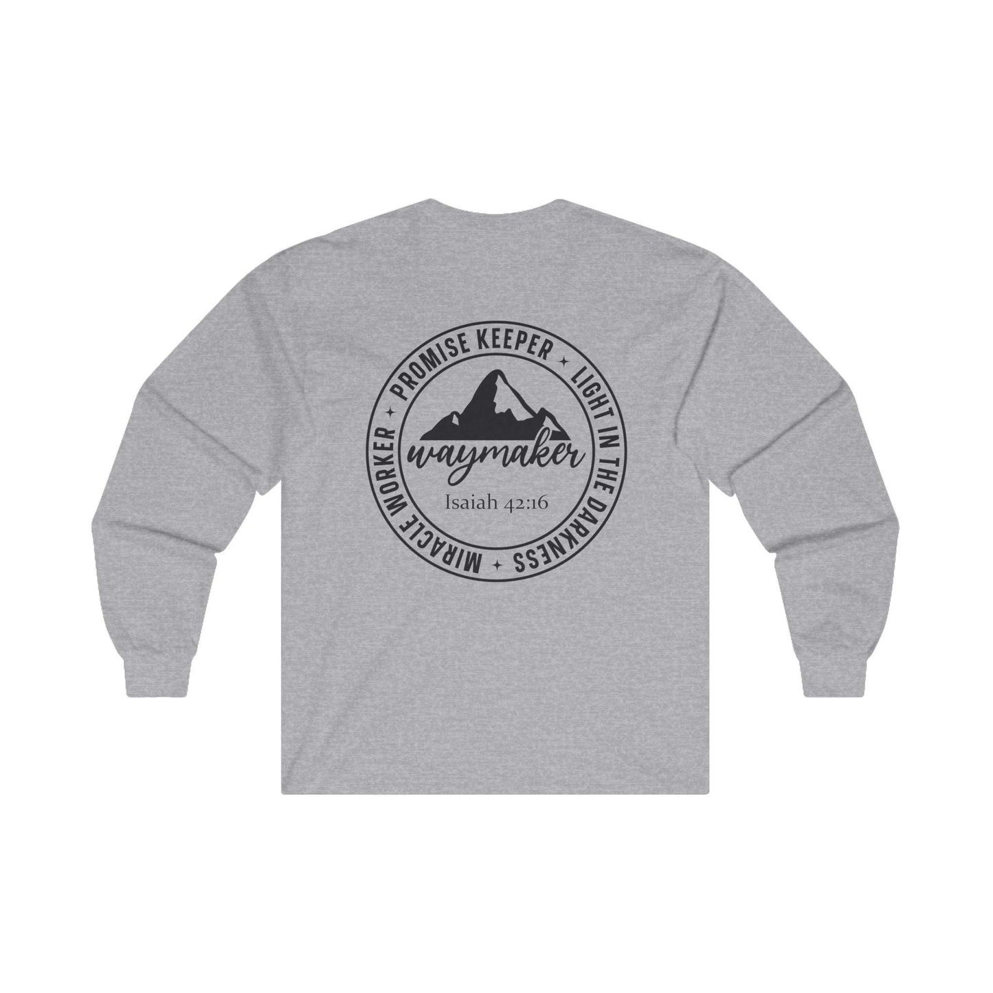     Jireh Way Jireh Way | Christian Apparel | Way Maker Long Sleeve Tee